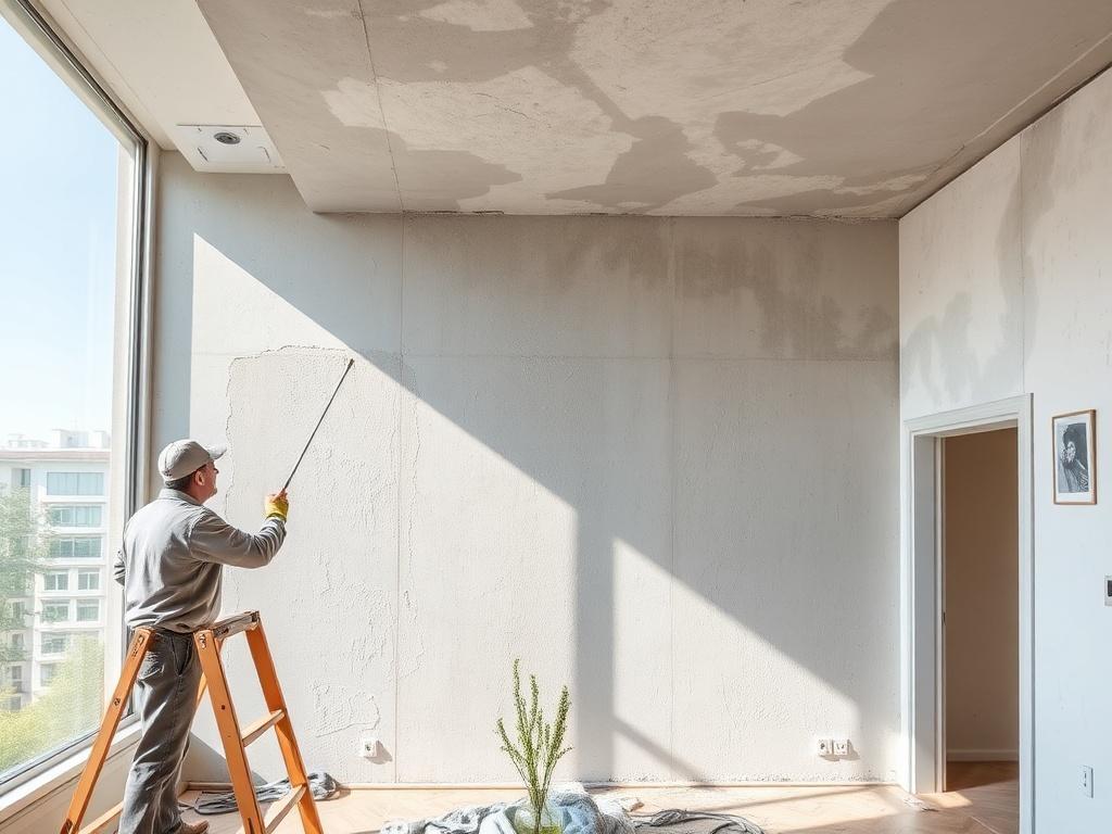 Гипсовая или цементная какую смесь выбрать для механизированной штукатурки в московской квартире